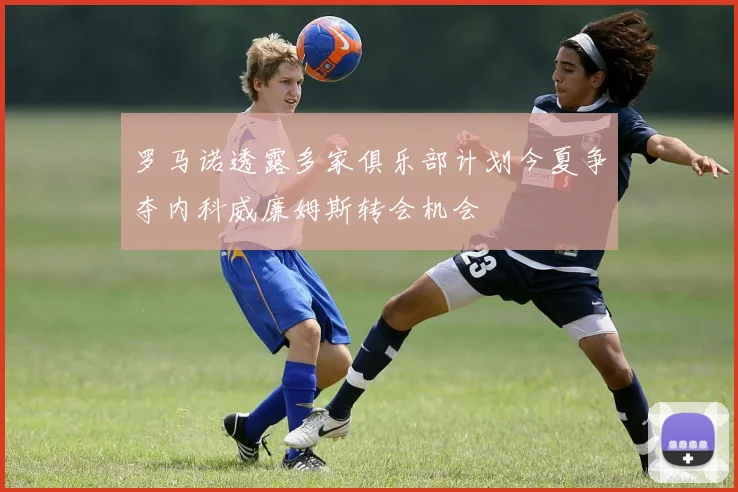 罗马诺透露多家俱乐部计划今夏争夺内科威廉姆斯转会机会